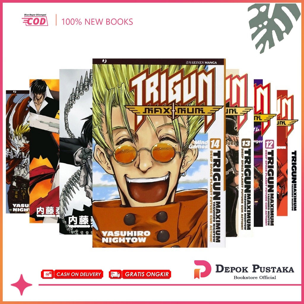 Komik Trigun Maximum (14 book series English)