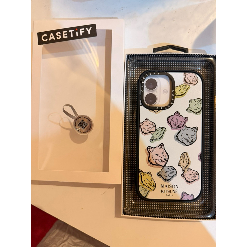 Preloved Casetify Iphone 16 Maison Kitsune