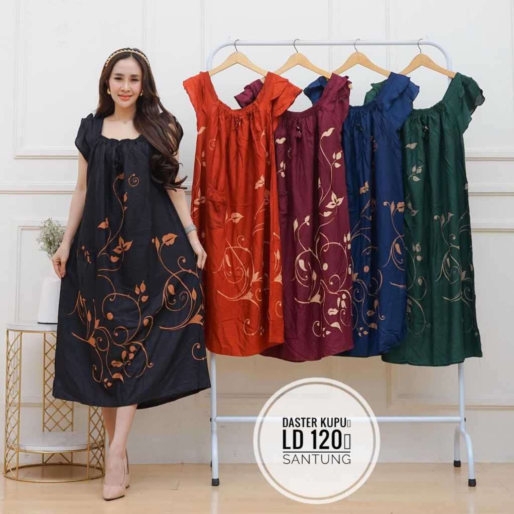 Daster Yukensi Jumbo Santung Busui Baju Tidur Dinas Malam
