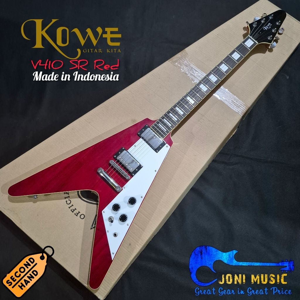 Gitar Kowe V410 SR Flying V Original