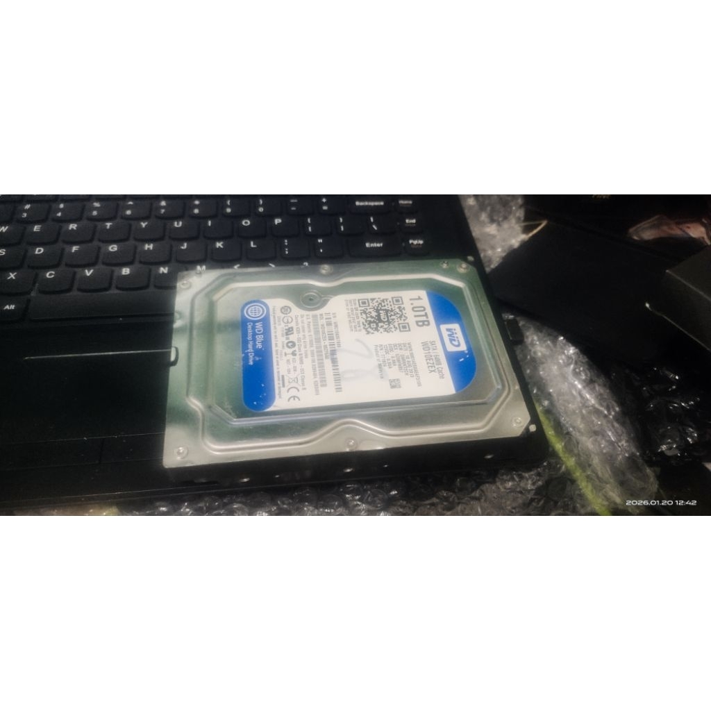 HDD PC 1 TB,   3,5 inci Rusak tidak bisa format, partisi, terditek di disk management.