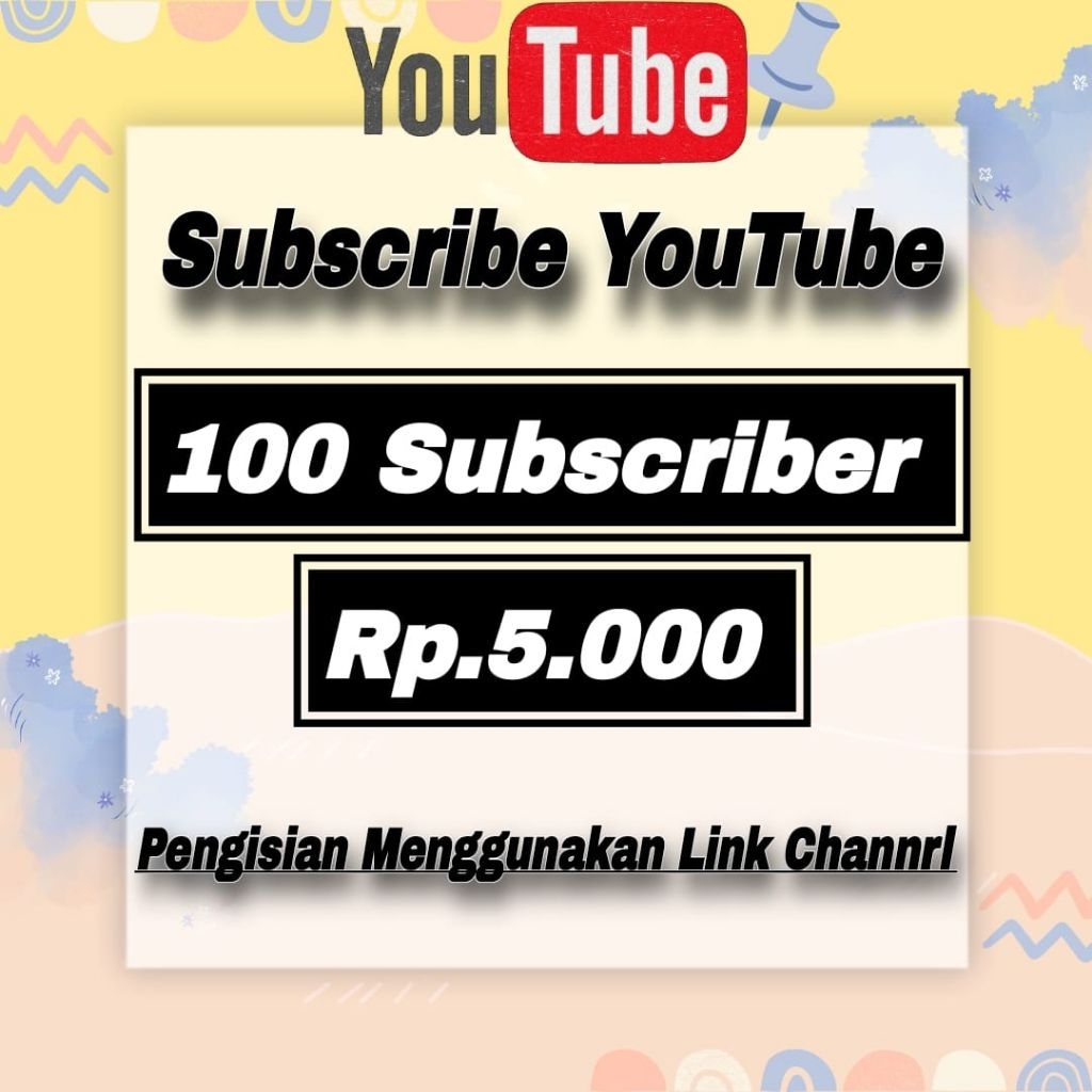 SUBSCRIBER YOUTUBE PERMANEN UNTUK MONETISASI