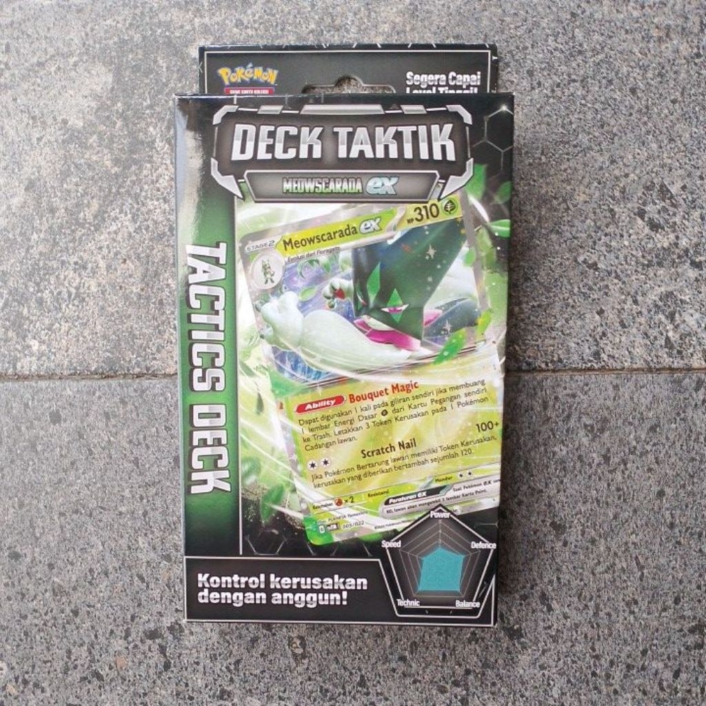 Pokemon Game Kartu Koleksi Scarlet & Violet Deck Taktik - Meowscarada ex