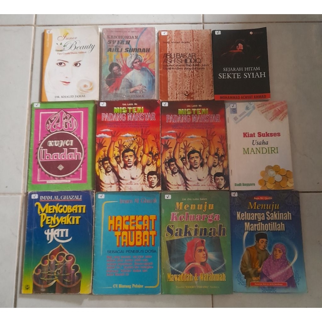 Buku Agama/Religi islam dan Buku umum - Preloved
