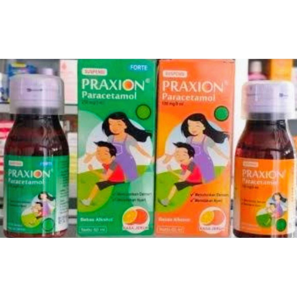 Praxion Syrup/Praxion Forte Syrup,Obat Pereda Nyeri dan Demam anak