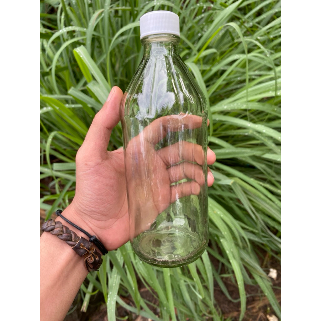 BOTOL KACA BENING 500ml