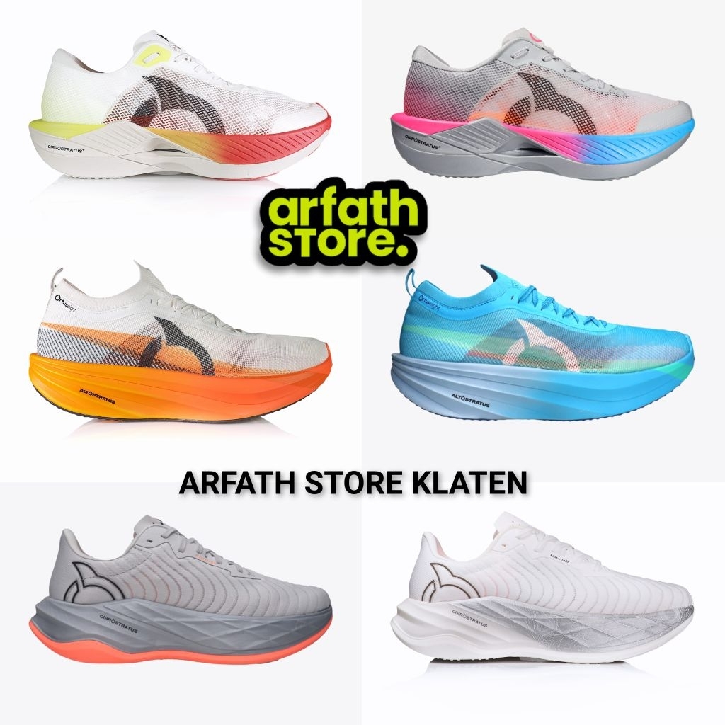 SEPATU RUNNING ORTUSEIGHT SOLAR 1.1, HYPERSONIC 2.0, LUNAR & LUNAR 1.1 100% ORIGINAL