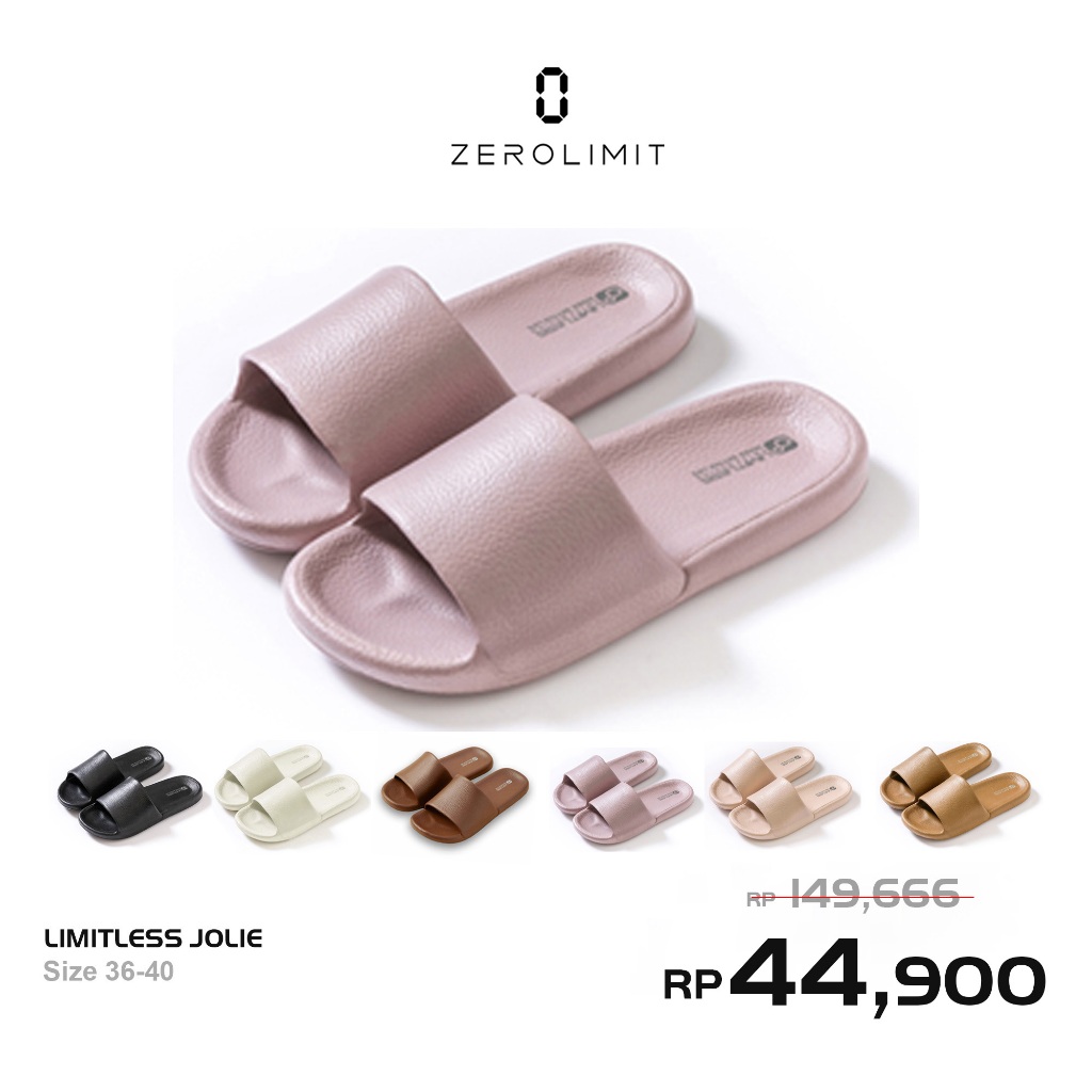 Zerolimit - Sandal Selop Jolie Cewek Terbaru 2026 Sendal Rumah Wanita Simple Nyaman Size 36 - 44 Slo