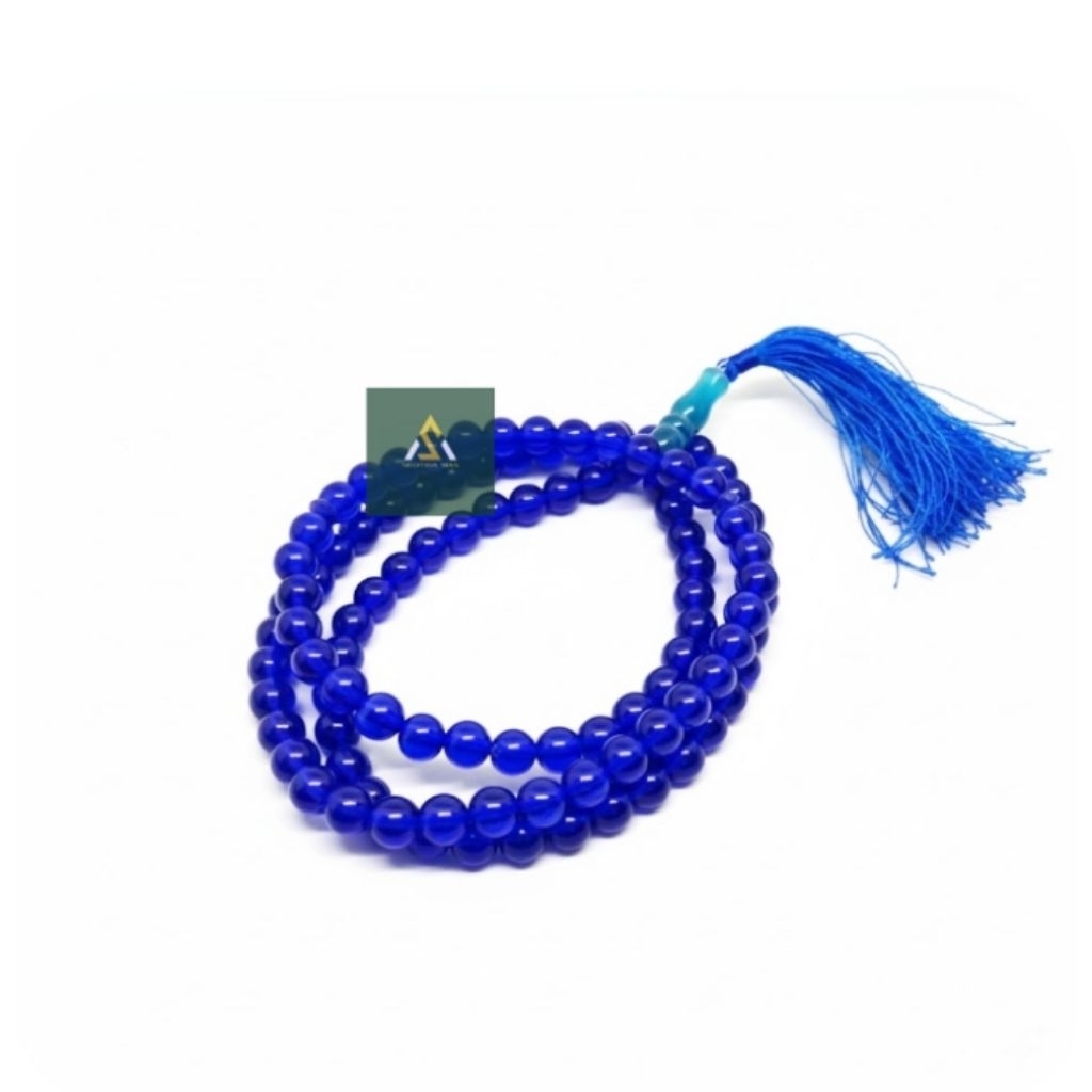 TASBIH BATU KING SAFIR KRISTAL / 8MM 99 BUTIR TASBIH EXKLUSIF