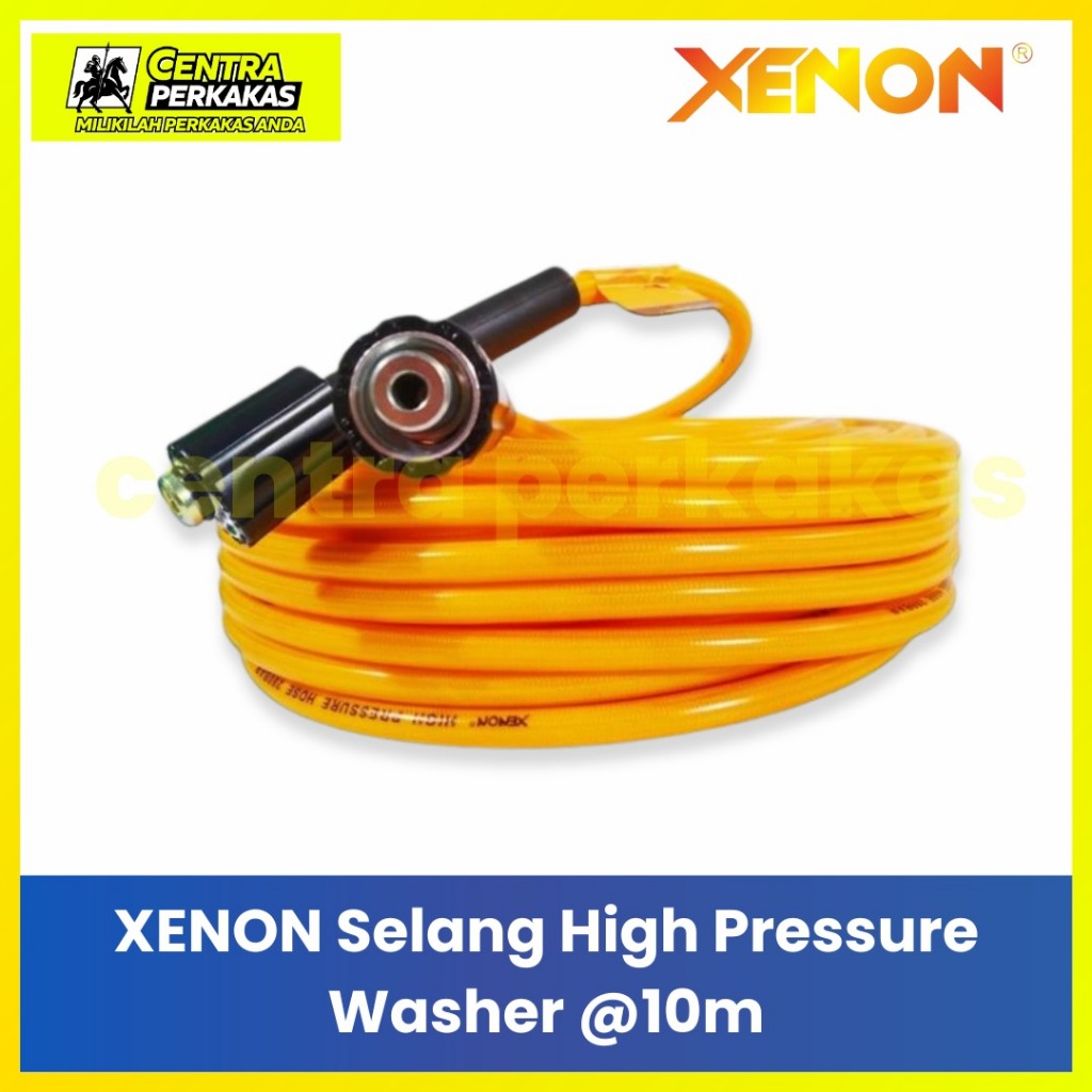 XENON Selang Jet Cleaner 10 Meter High Pressure Washer Hose Original Sambungan Mesin Cuci Mobil Moto