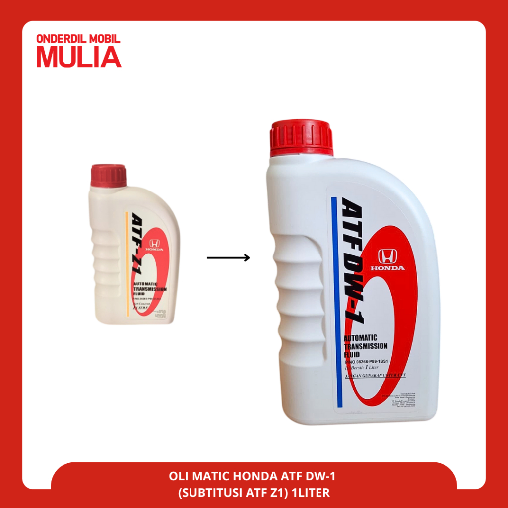 Oli ATF DW-1 Transmisi Automatic HONDA  (Pengganti ATF-Z1) 1 Liter