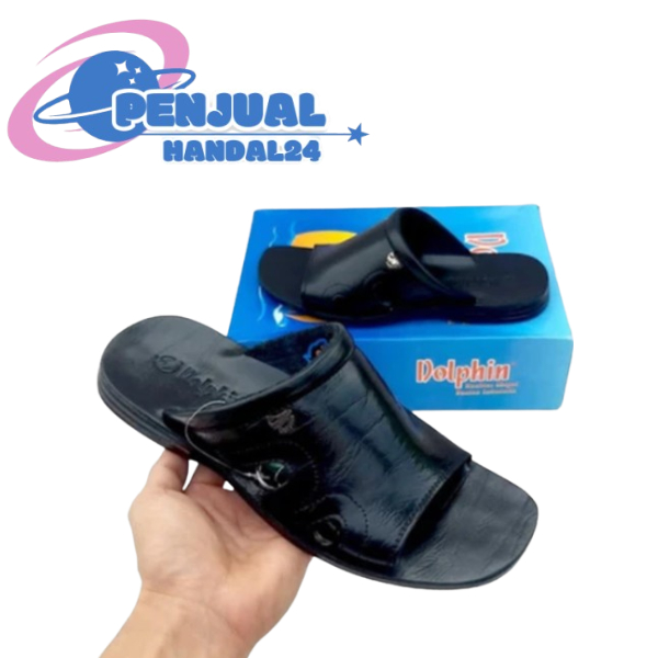 BARU SANDAL COWOK KEKINIAN MODEL KOKOP DAN BAN 2 MEREK DOLPHIN