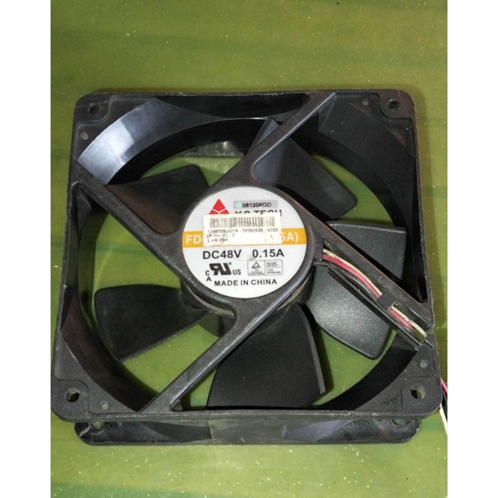 KIPAS FAN 3PIN 12X12 48V 015A T 3.8CM BEKAS