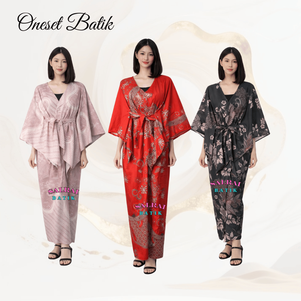 Stelan Kebaya Wanita Modern Rok Lilit Batik outer pita batik stelan kondangan wanita simple terbaru