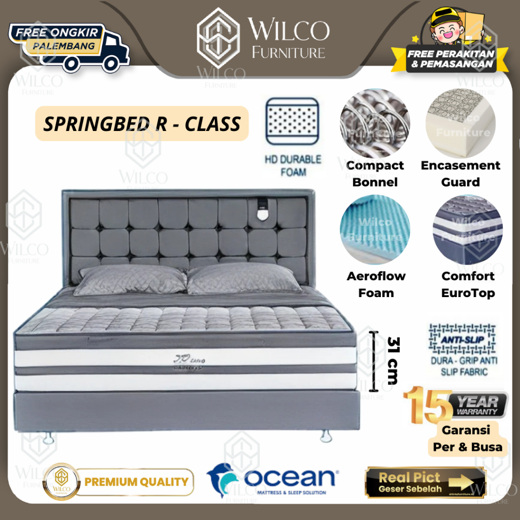 Kasur Springbed Ocean New R Class | Matras kasur Hotel Bed Ocean Class R Original Murah Palembang 18