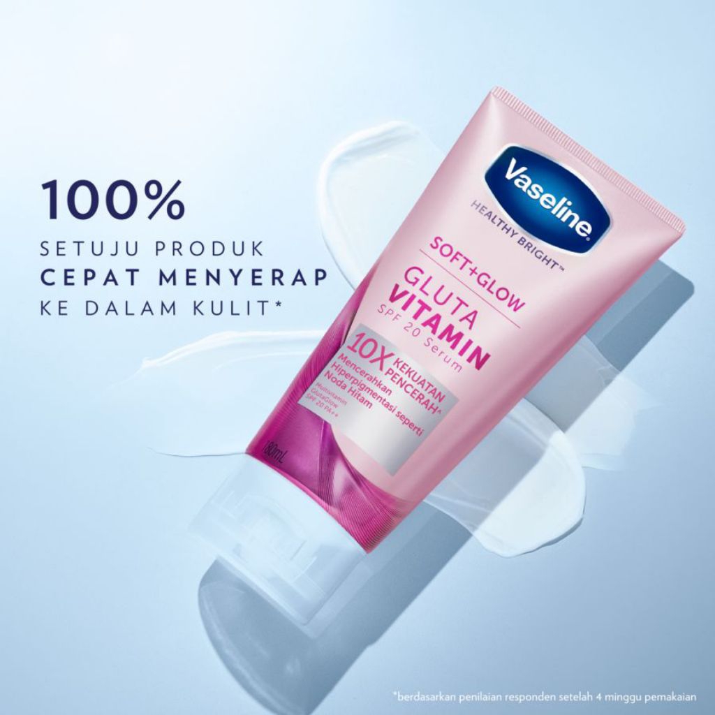 Vaseline soft glow 180ml