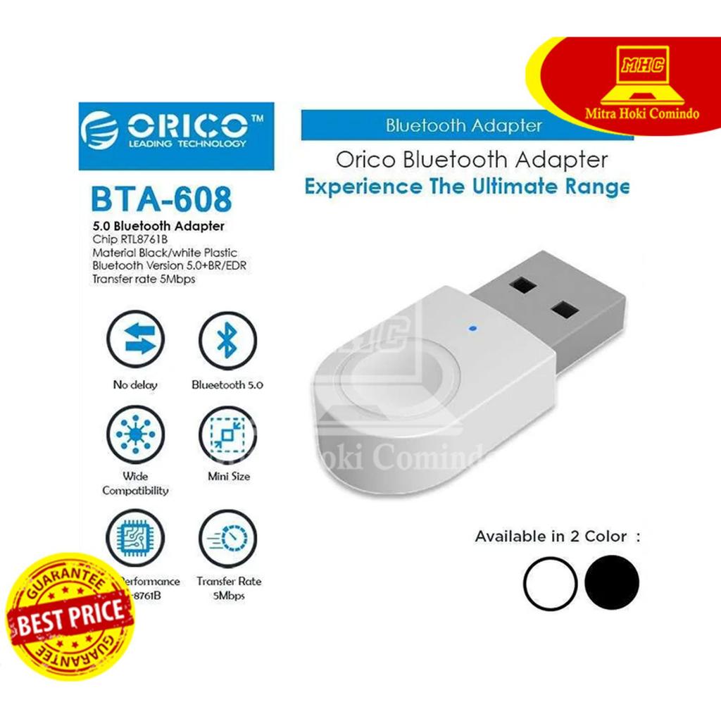 ORICO USB Bluetooth Adapter 5.0 Receiver Dongle BTA-608 BTA608