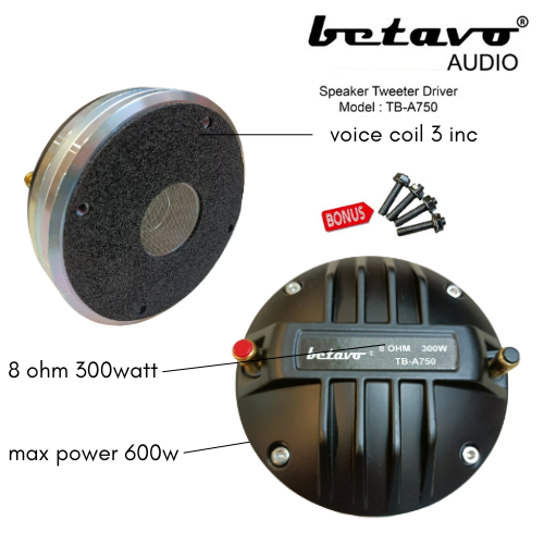 Tweeter Professional Betavo TB-A750 - Drive Tweeter Speaker Betavo Original
