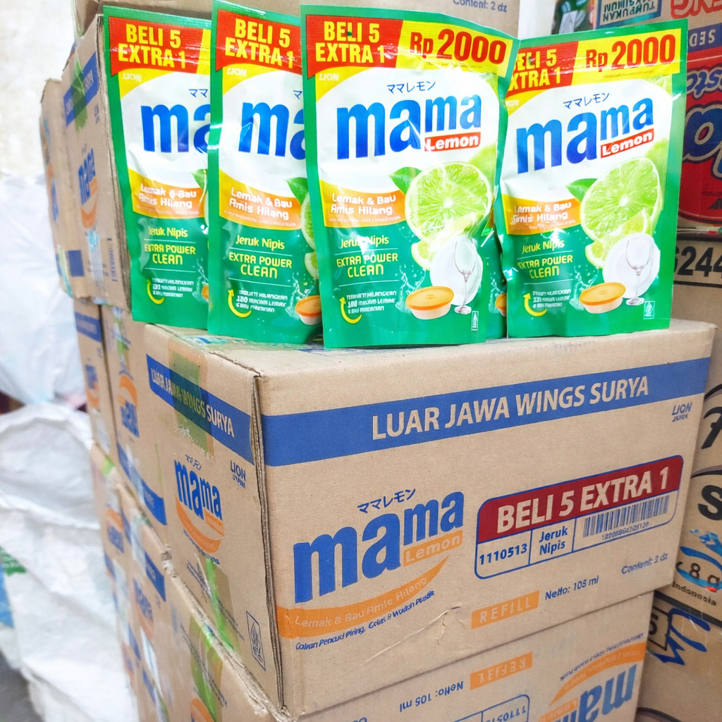 Sabun Cuci Mama Lemon – 1 Dus Isi 24 pcs