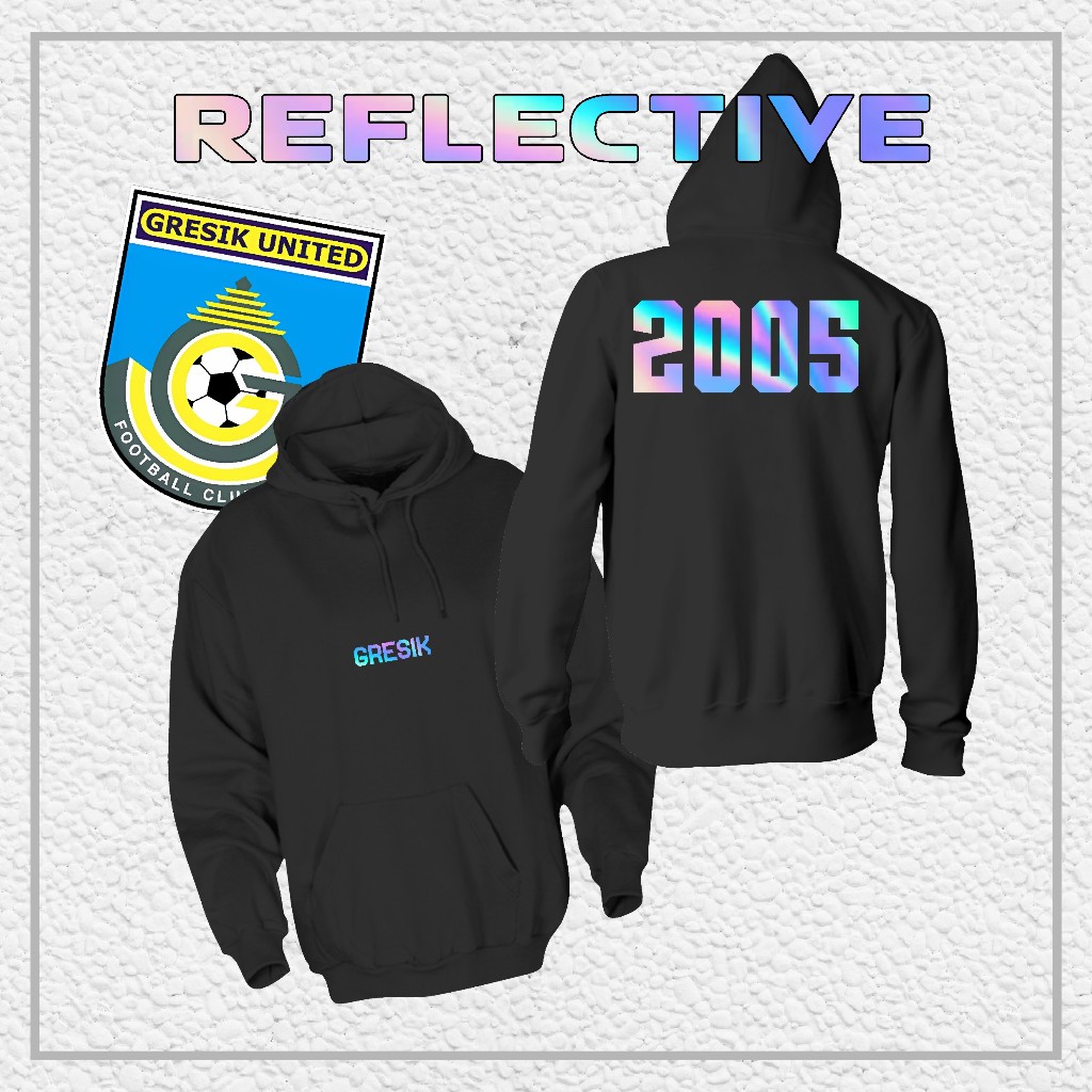 Hoodie Jaket GRESIK United "Gresik Reflektif" // Jaket Supporter / Hooligans