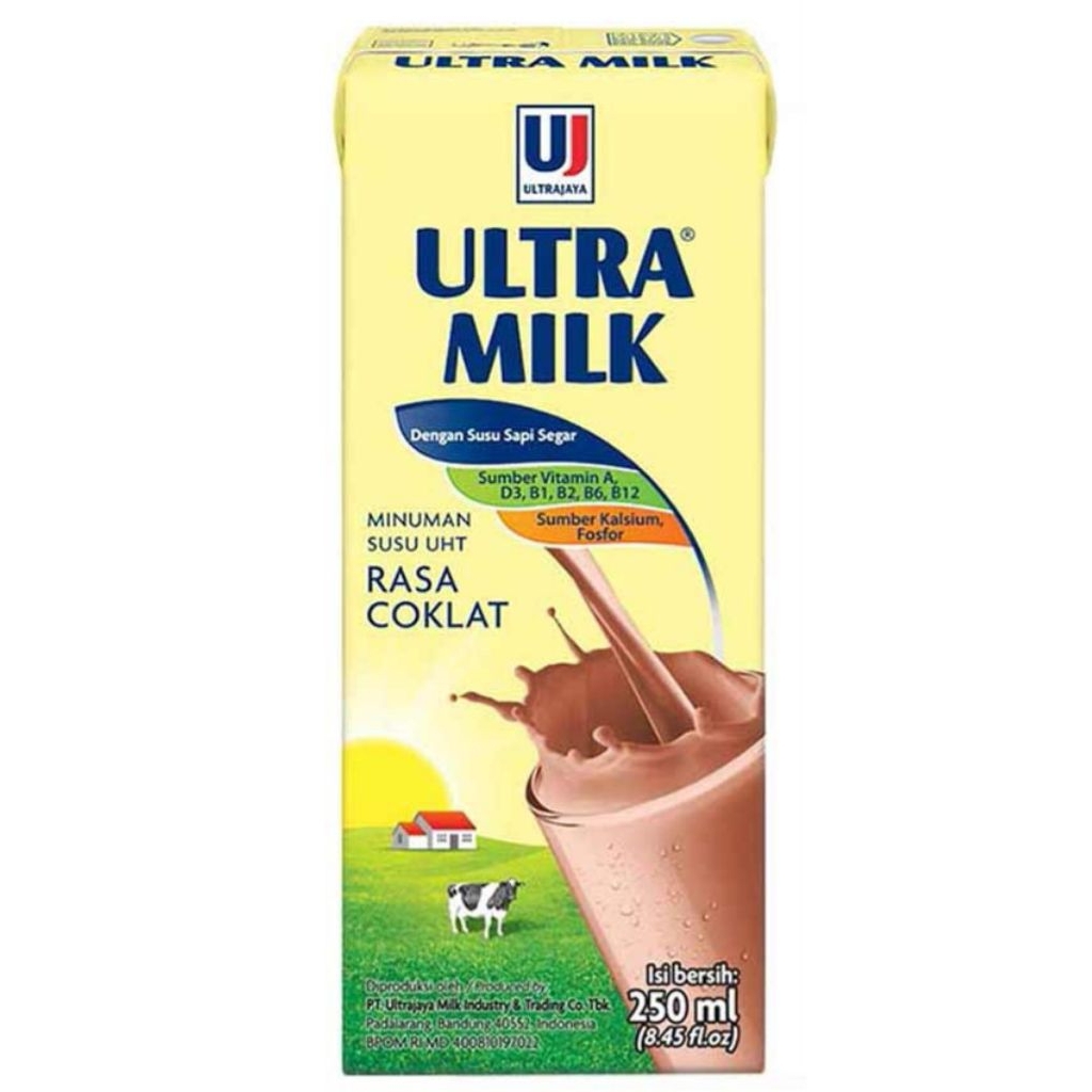 Susu Ultra UHT 250 Ml - Harga 8.500