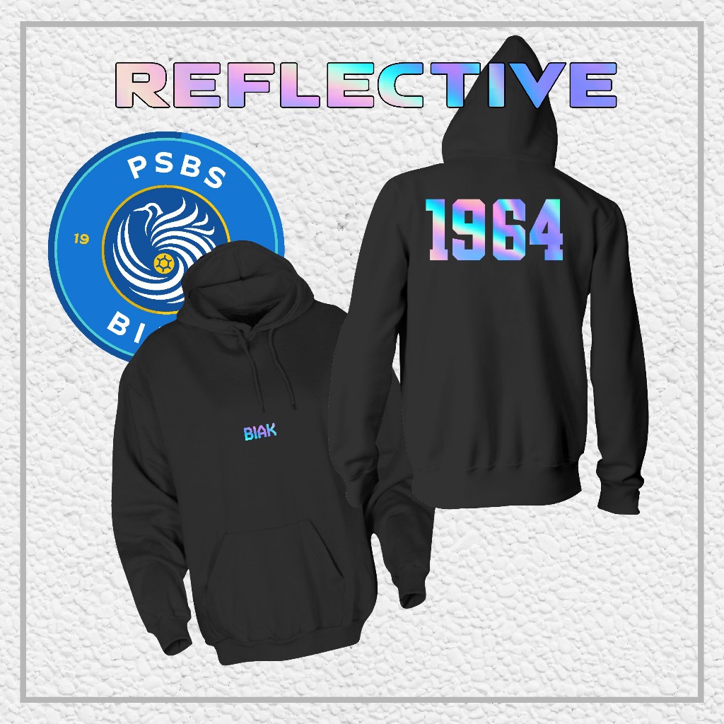 Hoodie Jaket PSBS Biak "Biak Reflektif" // Jaket Supporter / Hooligans