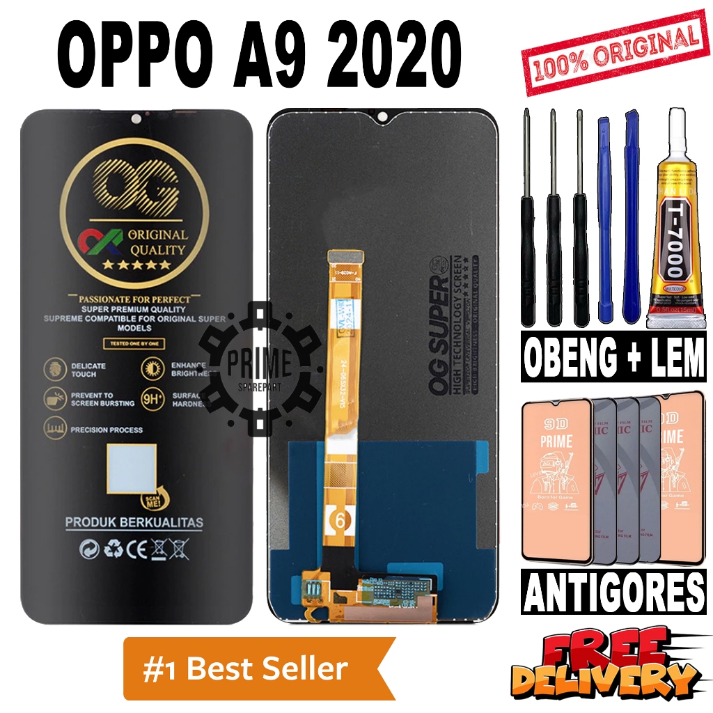 LCD TOUCHSCREEN OPPO A9 2020 ORIGINAL OEM LCD OPPO A9 2020 FULLSET