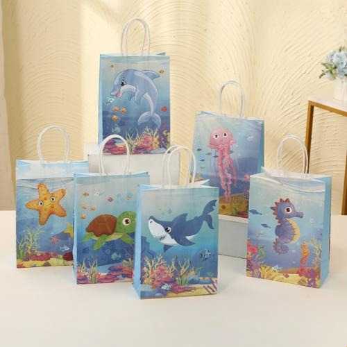 Paper Bag Kraft / Paper bag Ultah / Paper Bag Kartun / Tas Kado Ultah / PaperBag Motif I AK01K - AK0