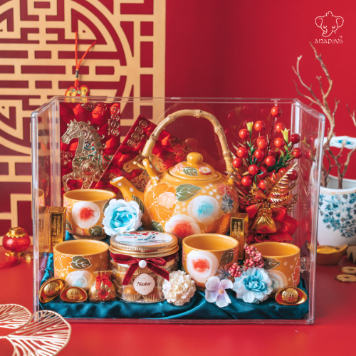 Anapaya - Harumi Cangkir Teh Keramik, Teko Teh Keramik