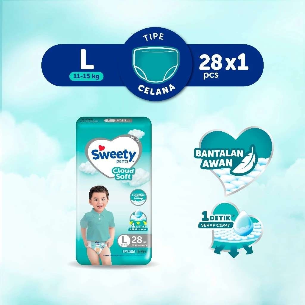 Sweety Silver Pants L