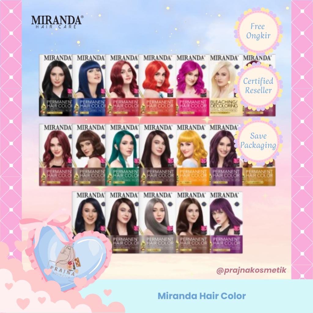 Miranda Hair Color|Pewarna Rambut|Cat Rambut|