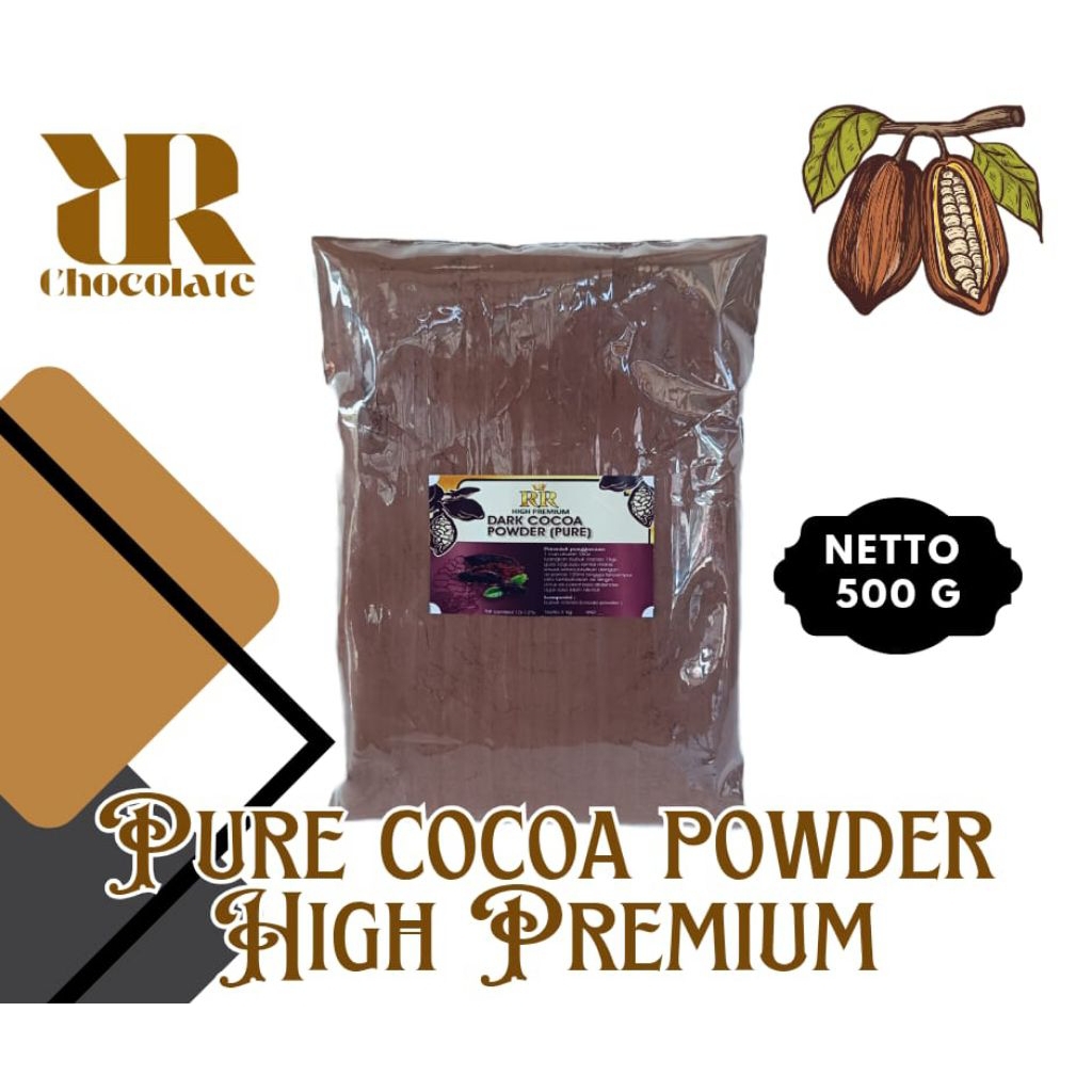Coklat Bubuk Murni 500g - Aroma Alami, Tanpa Gula, Kualitas Premium