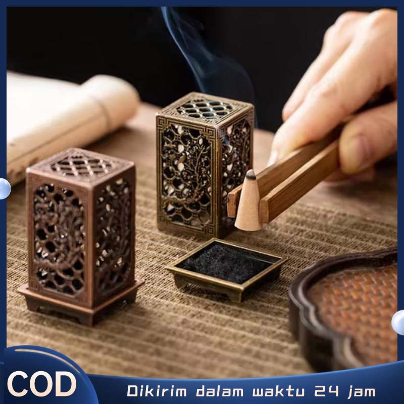 Tempat Bakar Dupa Logam Wadah Dupa Aesthetic Tempat Arang Bukhur Tempat Dupa Bakar Aesthetic Tempat 