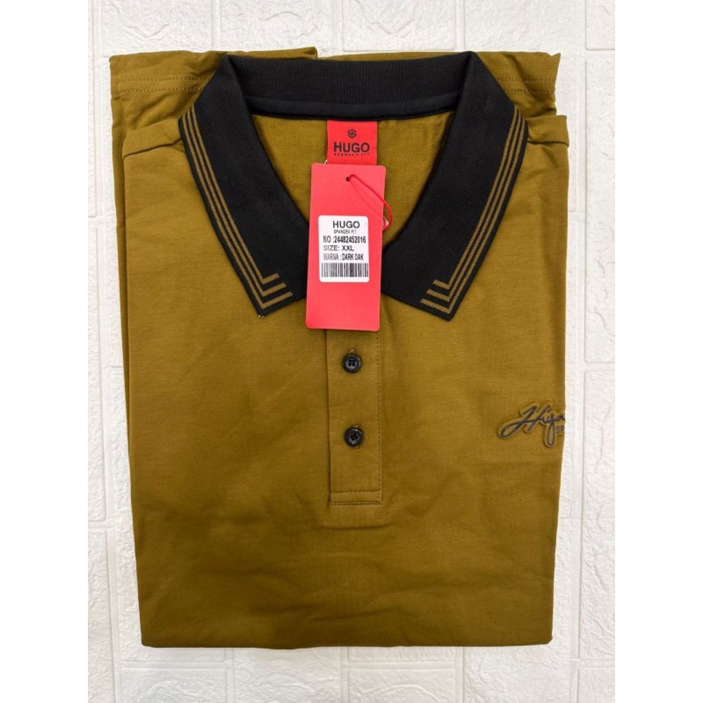 Kaos kerah hg selection jumbo 2xl 3xl 4xl bahan tebal / baju kerah pria