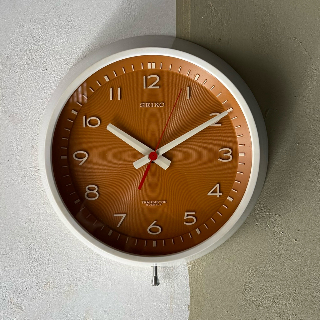 [Baru Stok Lama] Jam dinding Seiko Jadul model retro