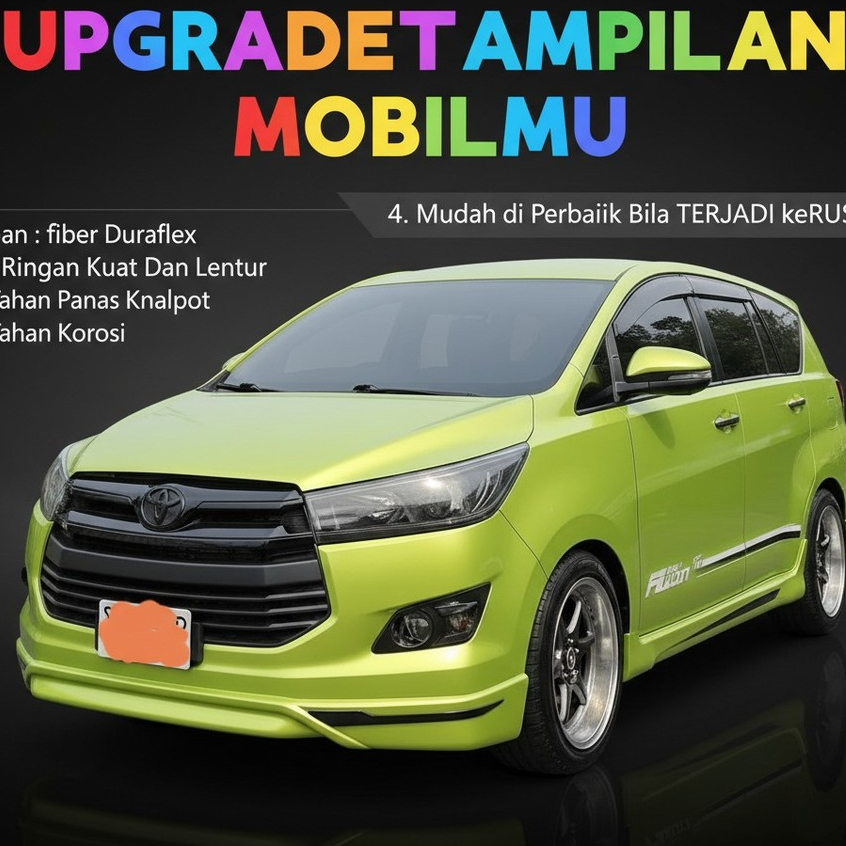 bodykit kijang innova venturer 2016 2017 2018 2019 2020 Hs Bodykit