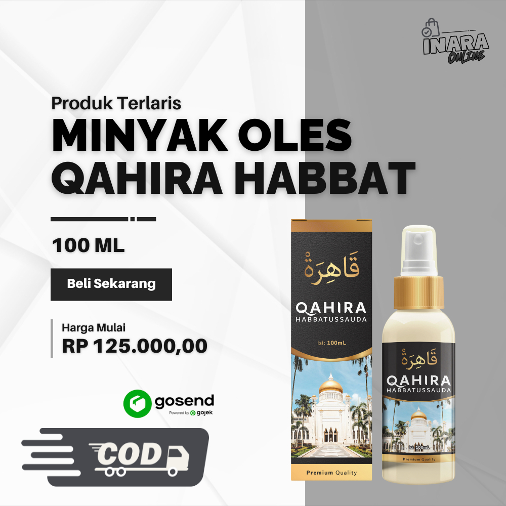 Minyak Qahira Habbatussauda Asli 100% Original Minyak Gosok Qahira Minyak Oles Penyembuh Penyakit Ha