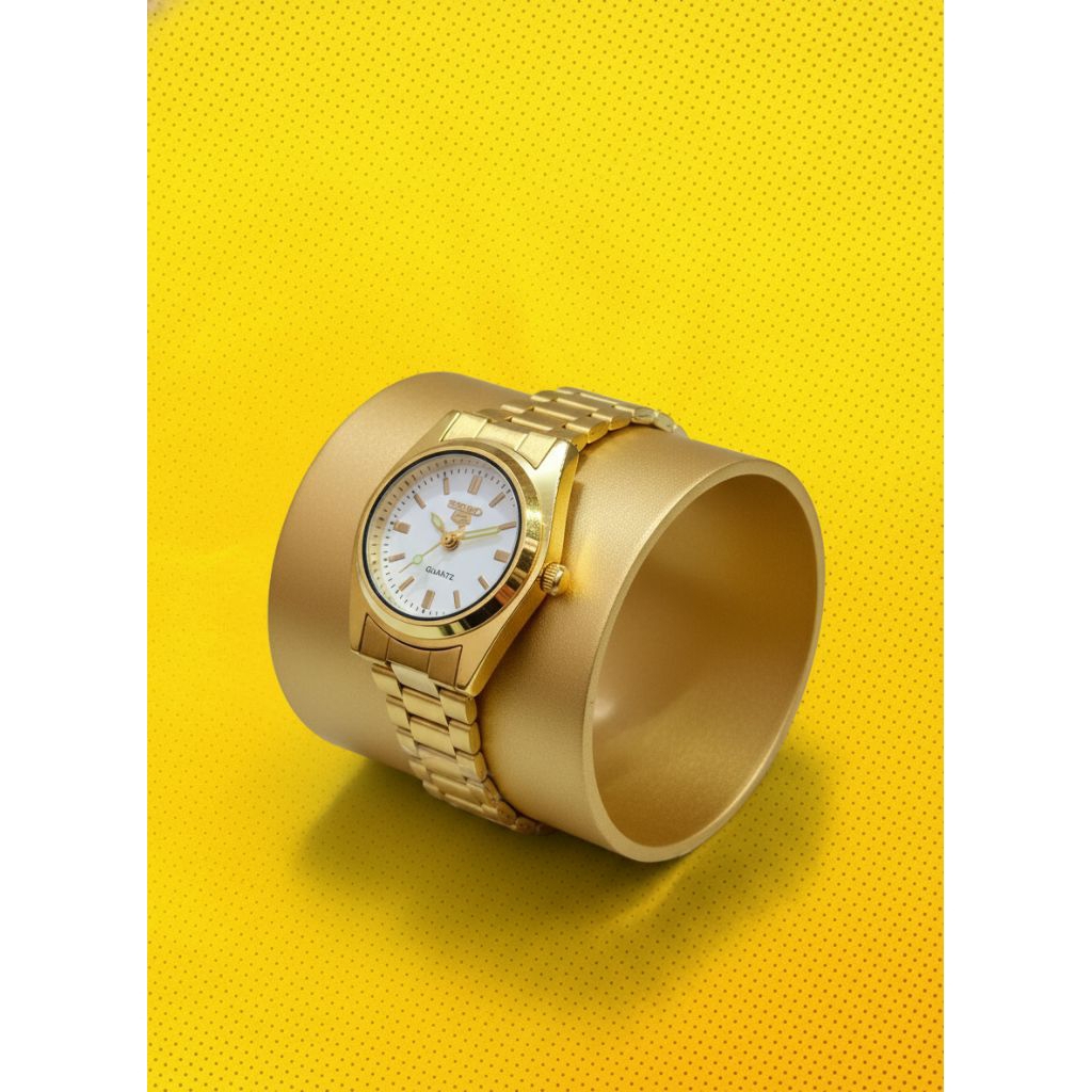 Jam Tangan Wanita Mewah Kecil Arloji Stainless Steel Seiko