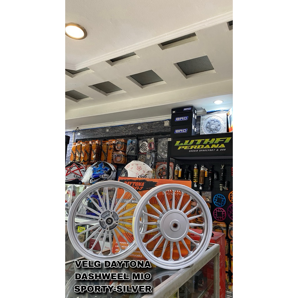 VELG DAYTONA DASHWEEL MIO SPORTY SILVER