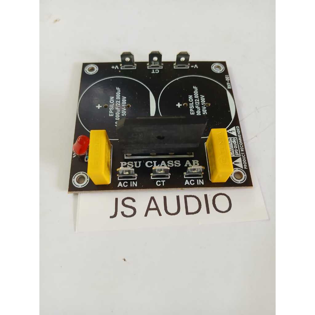 KIT PSU 2 Capasitor elco class AB pertinak hitam