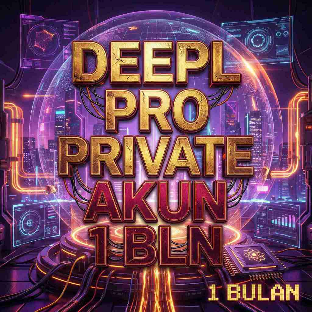 Akun DeepL Pro Private 1 Bulan - Premium Account Full Garansi - Unlimited Translate & Dokumen