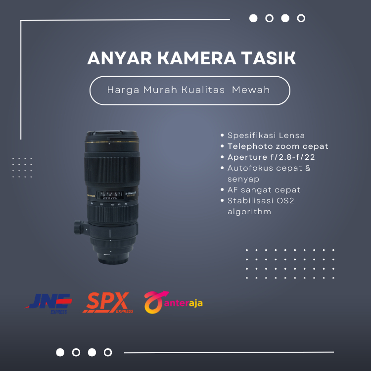 lensa sigma 70-200 f2.8 for canon