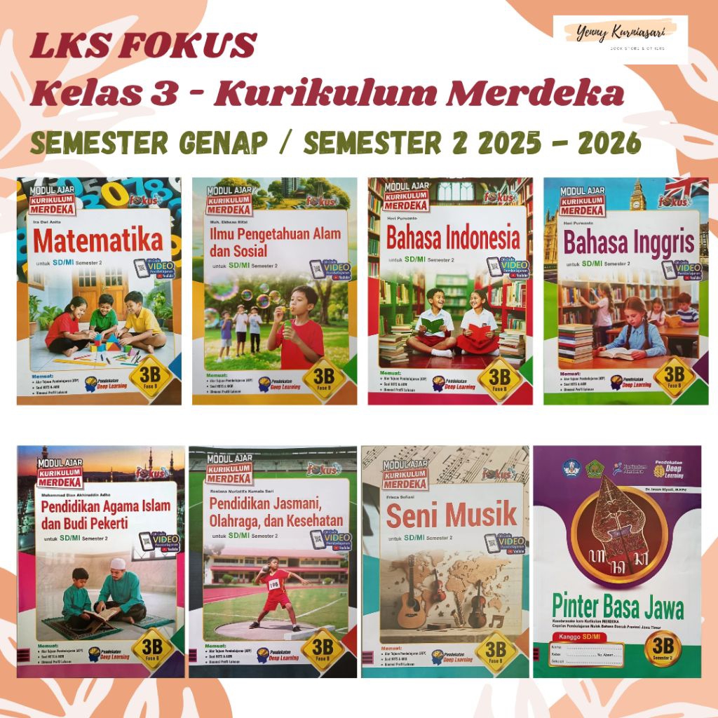 LKS Fokus Kurikulum Merdeka kelas 3 SD