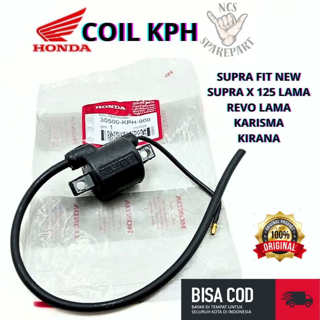 KOIL HONDA KPH MOTOR SUPRA FIT NEW SUPRA X 125 LAMA KUALITAS DIJAMIN 1000% ORIGINAL