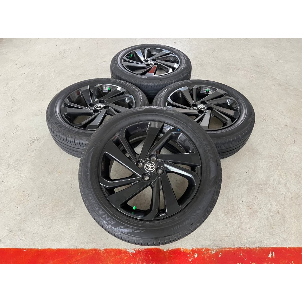 Velg Mobil Seken ORIGINAL RAIZE Ring 17 Baut 4 x100 + BAN 205 60 R17 Cocok RAIZE ROCKY DLL