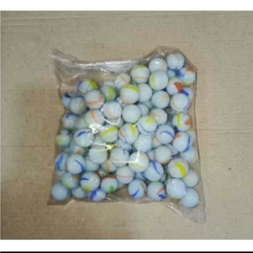 termurah belimbing mainan kelereng mata kucing /mainan gundu kelereng / kelereng putih /mainan jadul