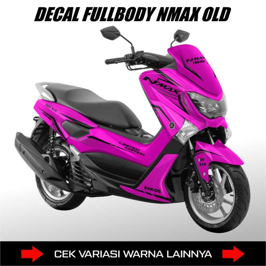 Stiker Decal Nmax Old Lis Grafis / STICKER FULL BODY MOTOR YAMAHA N-MAX LAMA / FULL BLOCK