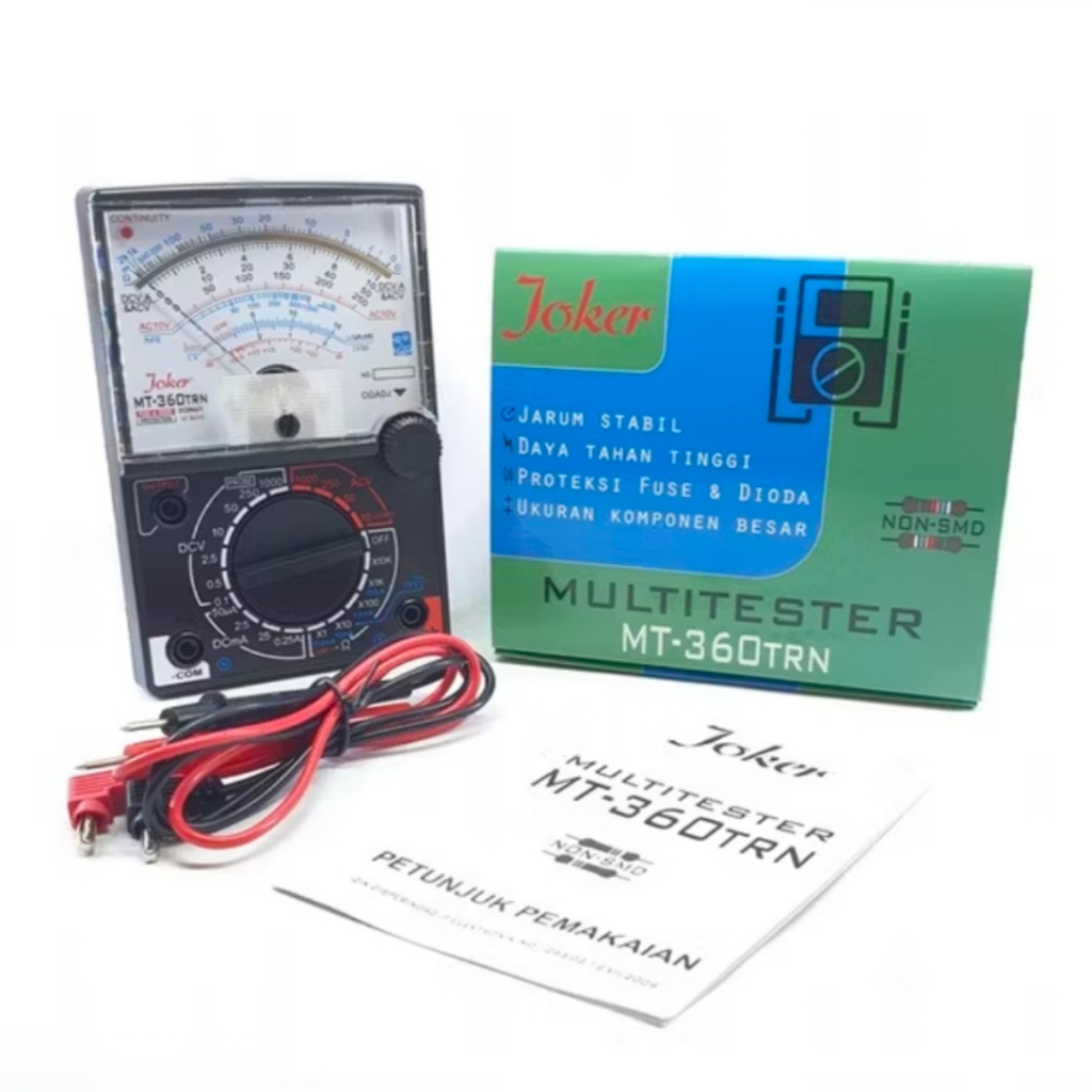 Avometer Multimeter Multitester Analog Jarum MT-360TRN Joker