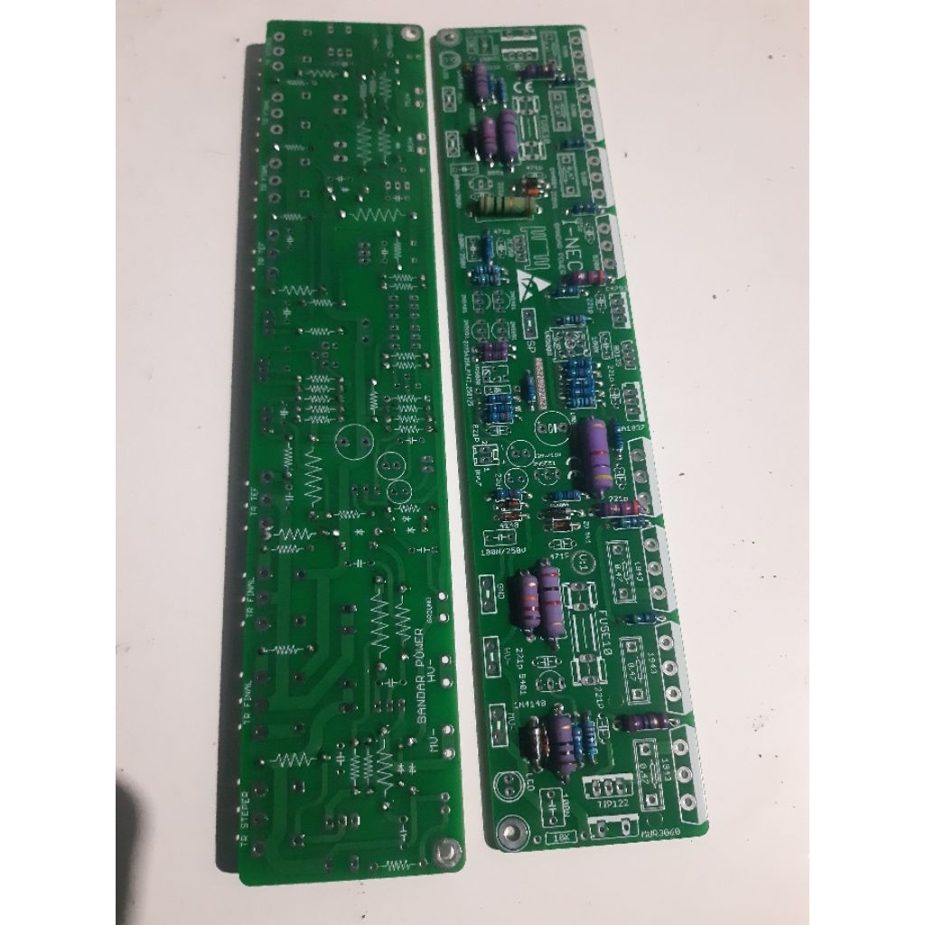 pcb class h mini plus resistor asli bandar power