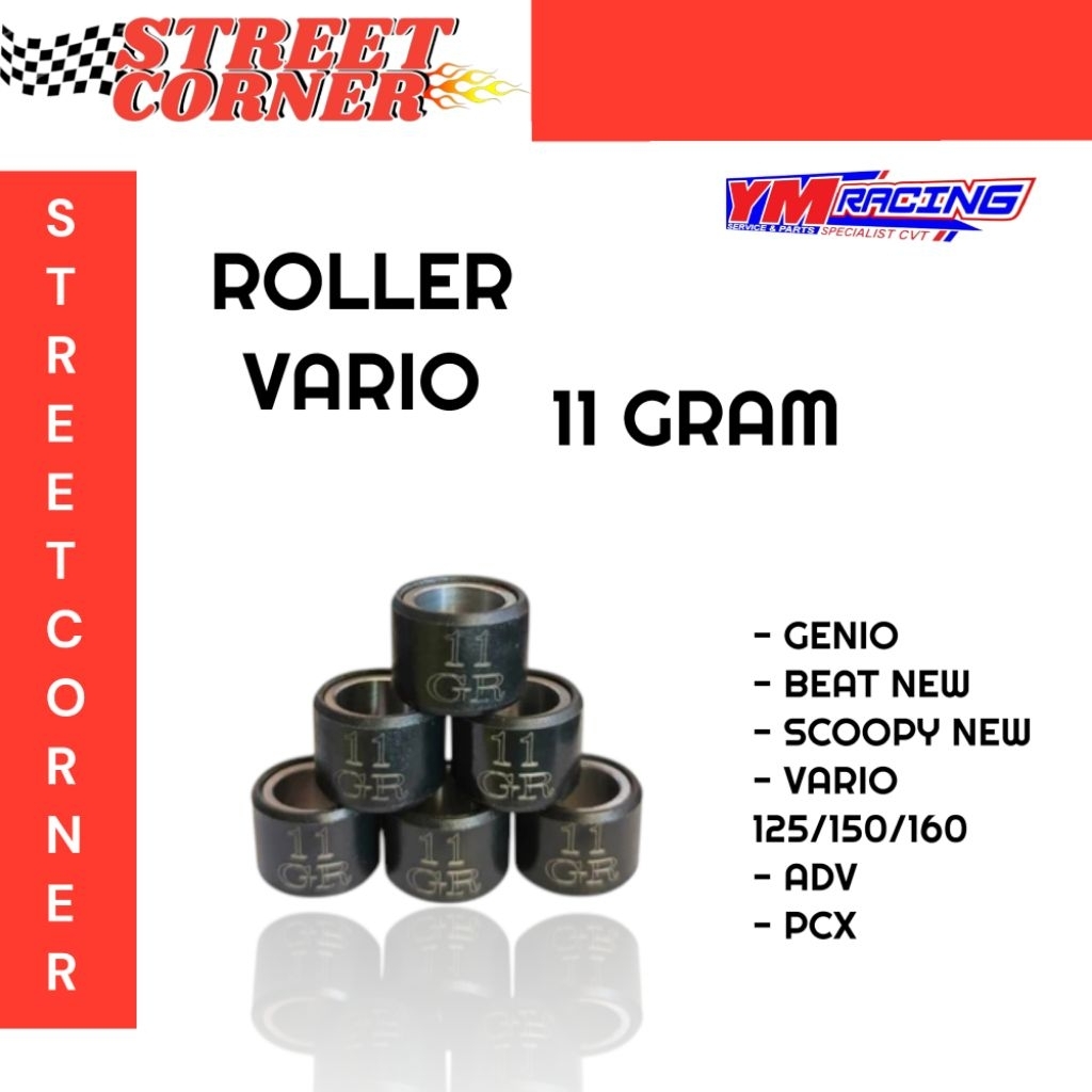 ROLLER 11 GRAM VARIO 125 KZR RACING | ROLLER VARIO 150 11 GRAM / ROLLER VARIO 160 11 G ( ROLLER PCX 